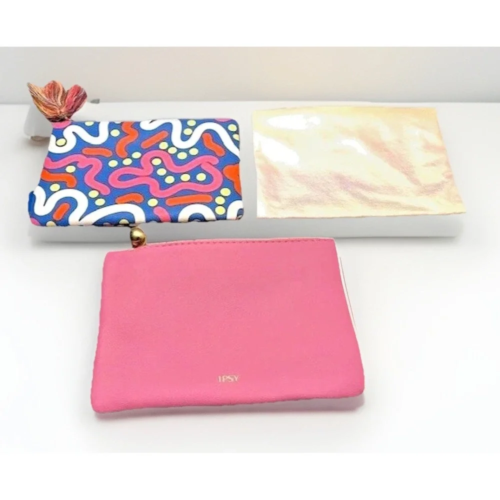 Wedding Party Glam Bag Bundle Lot of 3 PC Set Makeup IPSY Deco Sparkle Travel